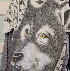 Vintage single stitch alaska all over print